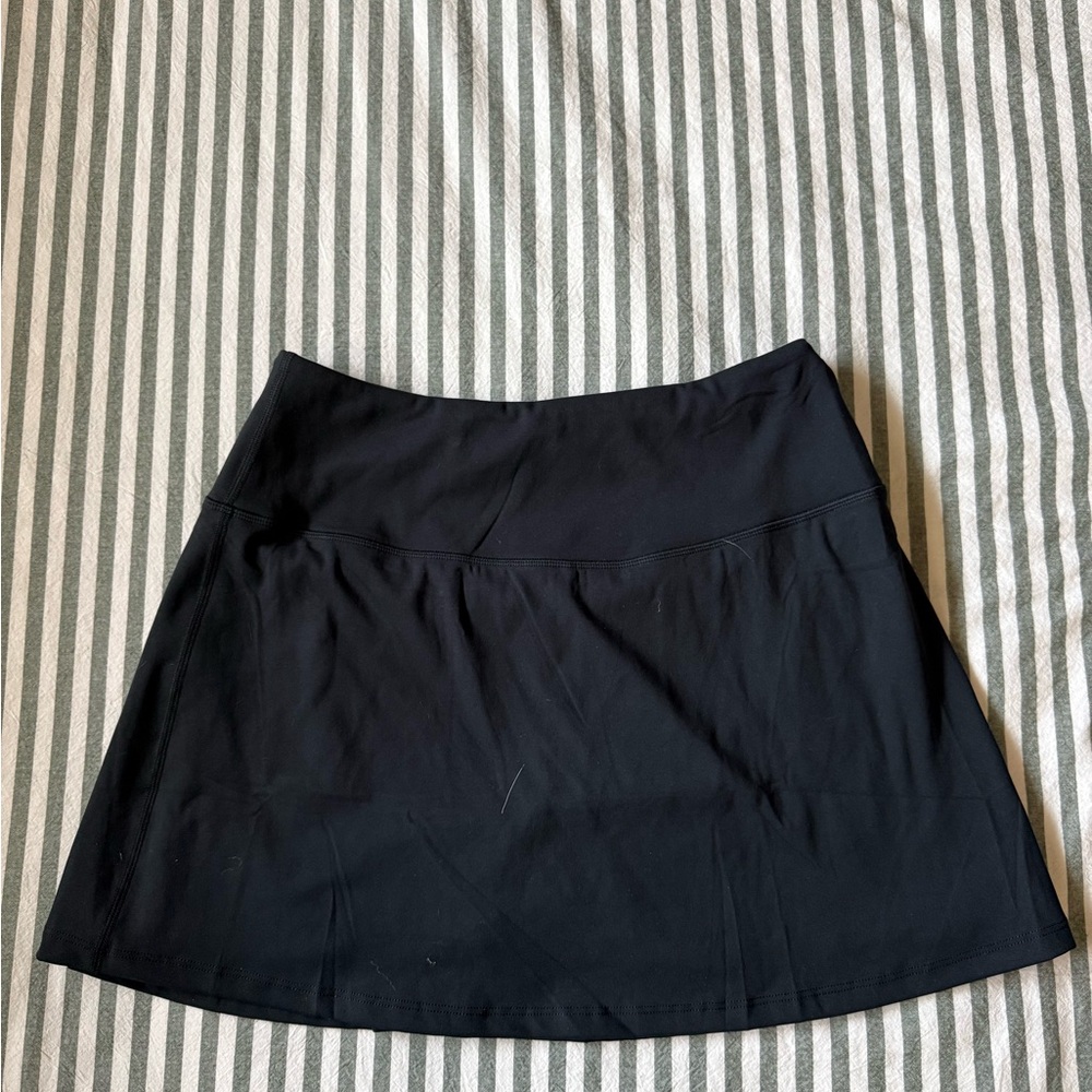 Black Athletic Tennis Skirt